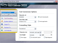 Miraplacid Text Driver