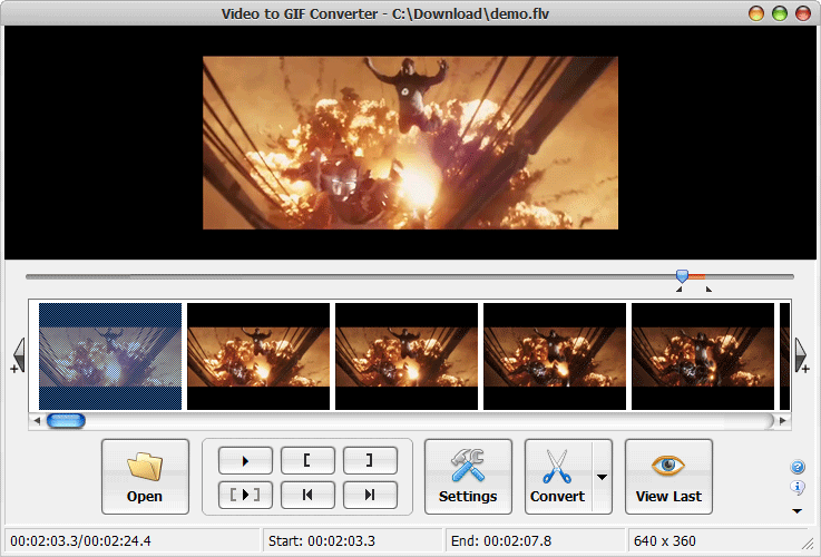 How to convert video to GIF