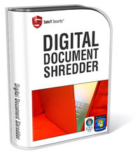 Digital Document Shredder Icon