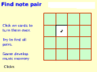 NotePair online game
