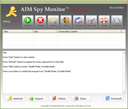 AIM Spy Monitor 2011