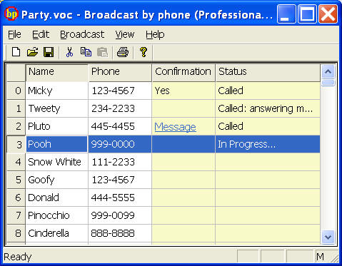 Voicent BroadcastByPhone Autodialer